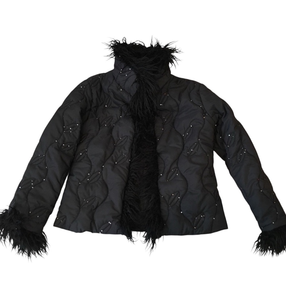 Children’s Place Black Puffer Jacket, sz 14
